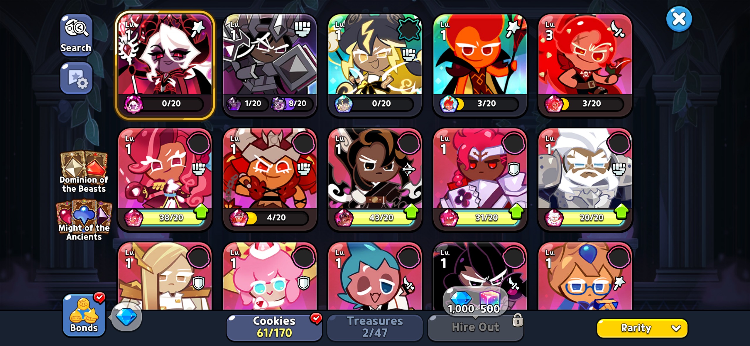 Dark Enchantress + 380K–400K Crystals | 25–40 SR | 170K+ Cubes