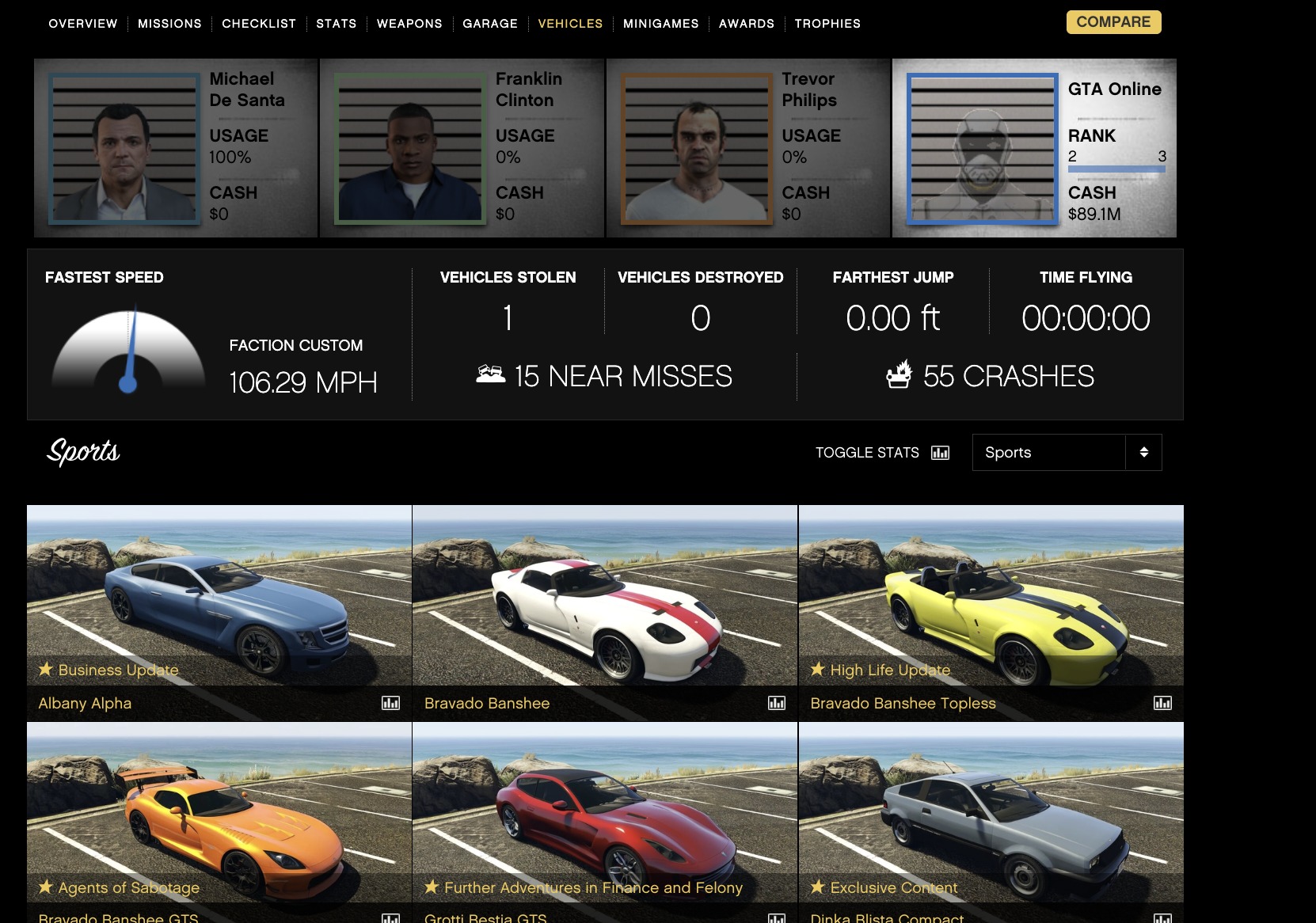 PS4 100 M Pure Cash + 20 Modded Cars + 12 Modded Outfits