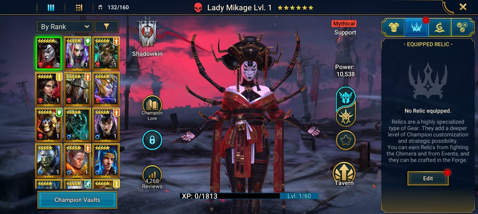 Lady Mikage + Ninja + 4000 Gems + 30K-40K Energy + 15-20 Legendaries Starter Account