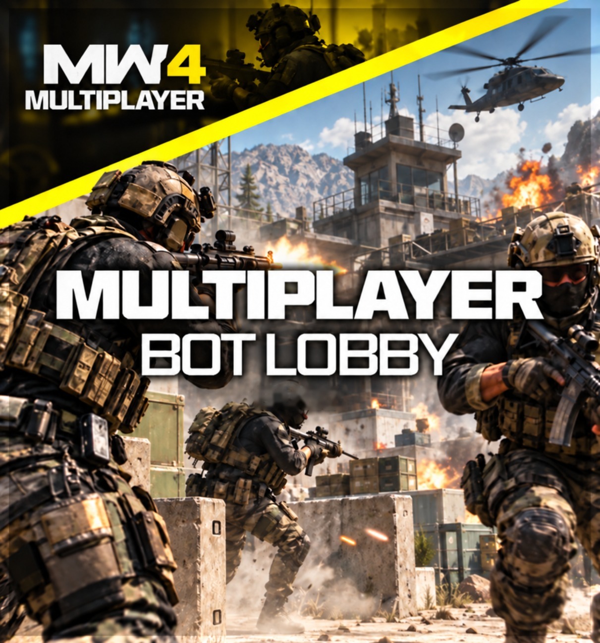 MW4 Domination Bot Lobby 🚀 Modern Warfare 4✅Unlock Mastery Camos Challenges❤️Max Weapons🌐Fast Delivery【Available for PC/XBOX/PS】